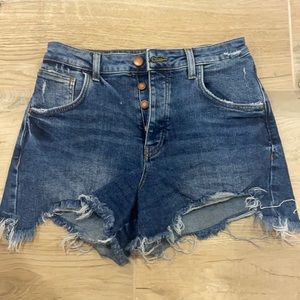 Zara high waisted Jean shorts